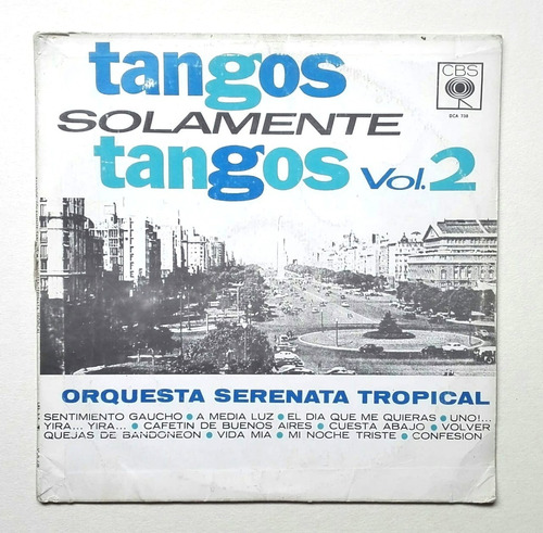 Disco De Vinilo Lp Tangos Solamente Tangos Vol 2 Serenatatro