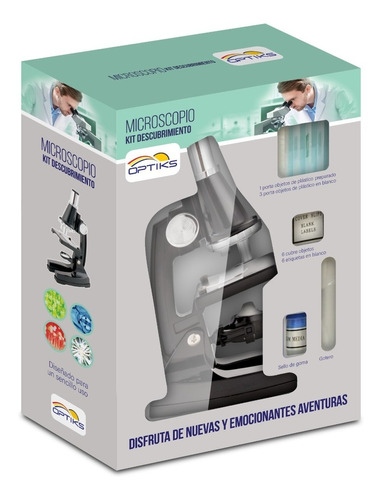 Microscopio Infantil 450x Optiks Kit Descubrimiento Juguete