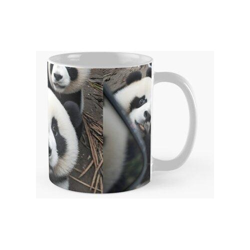 Taza Panda Posseel Mejor Equipo De Selfies Calidad Premium