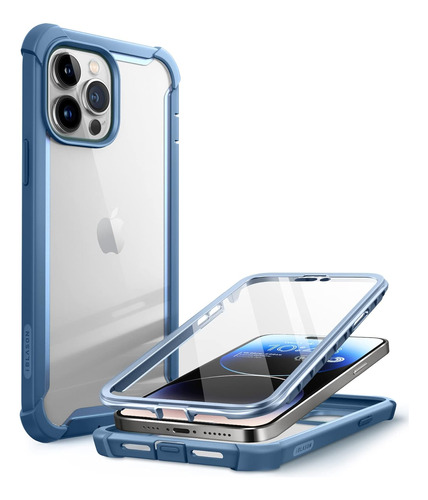 Funda+protector De Pantalla Para iPhone 14 Pro Max (azul)