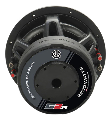 Subwoofer Db Drive Wdx10g2r.2 10 PLG 2200w Doble Bobina 2o