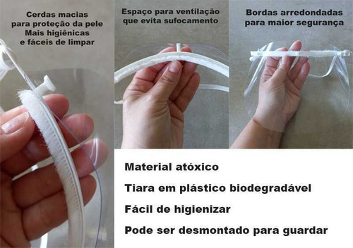 Imagem 4 de 11 de Viseira Maternidade Recém Nascido Bebe - Mbcb01