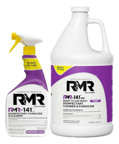 Spray Desinfectante Rmr-141 Mat. 99% Bacterias Y Virus. Epa 