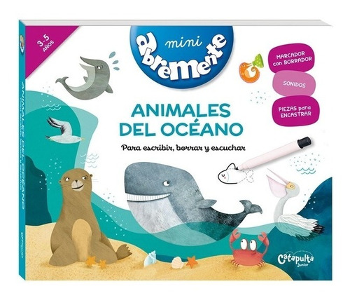 Abremente Mini - Animales Del Oceano - Catapulta - Libro