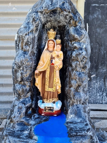 Imagen 5 de 5 de Gruta 60cm + Virgen De 30cm