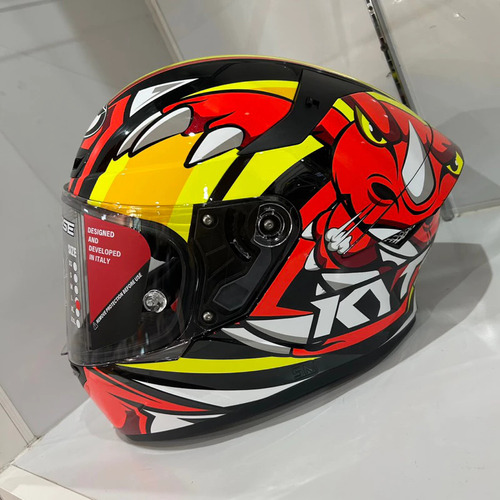 Capacete Kyt Tt-course Rhino C/ Spoiler Super Queimão
