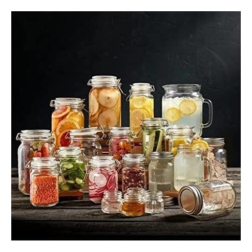 Frascos De Vidrio Con Tapa Mason Craft & More Set 21 Piezas