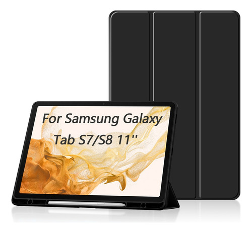 Funda Protectora Plegable Para Galaxy Tab S7/s8 De 11 Pulgad