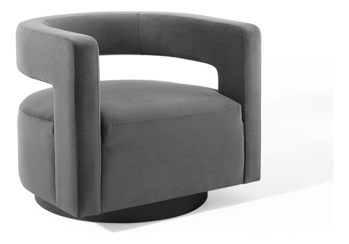 Modway Sillones Giratorios, Gris