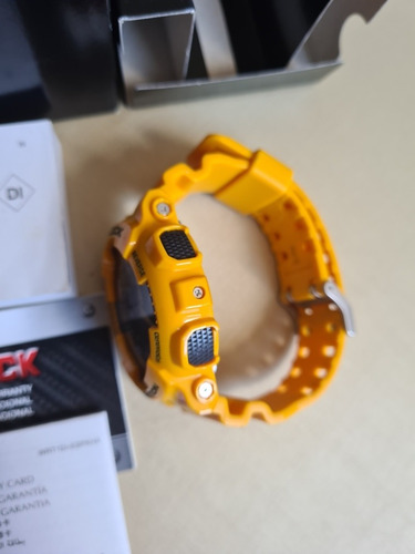Relógio G-shock Ga100 Completo Na Caixa Amarelo Raro, Zero!