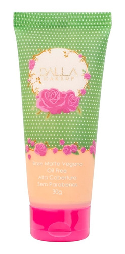 Imagem 1 de 2 de Base Líquida Matte Oil Free Vegana Dalla - Cor 02