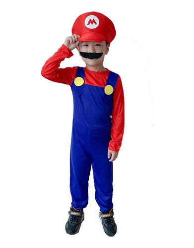 Disfraces De Halloween Cosplay De Mario Para Padres E Hijos