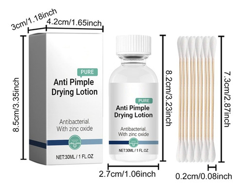 Loción Secante J Pimple De 30 Ml I Con Loción De Óxido I Par