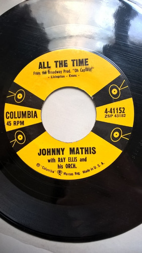 Johnny Mathis All The Time / Teacher Teacher Simple / Kktus