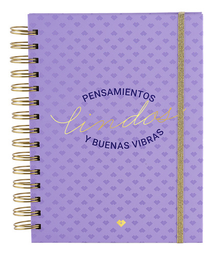 Libreta Pasta Dura De Notas Agenda Cuaderno Bolsillo Luckyly Año 2024 Portada No Aplica Frases