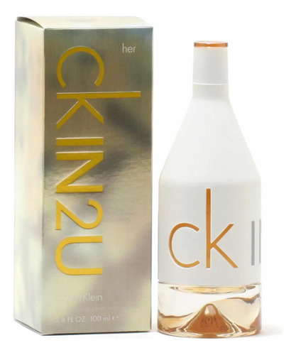 Unidade de perfume feminino Ckin2u, volume 100 ml