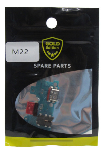 Conector De Carga Gold Edition Compatível Com Galaxy M22