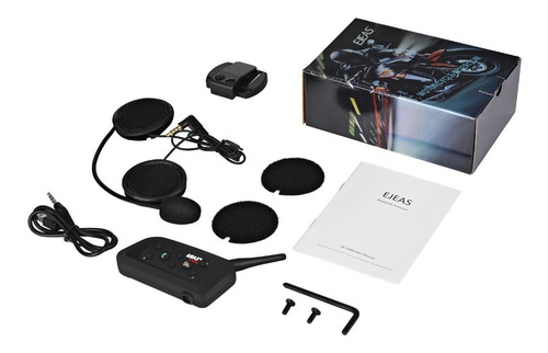 Imagen 4 de 10 de 2 Intercomunicadores Bluetooth Moto Ejeas V6 Pro - Nuevo