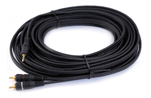 Cable De Audio Plug 3,5mm A 2 Rca 10m