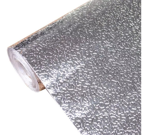 Papel Aluminio Adhesivo Para Cocina 60cm X 5 Metros (2 Unid)