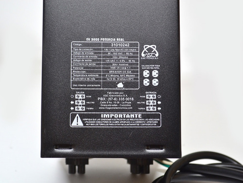 Regulador Electrónico De Voltaje Magom Ev-3000 A 110 V