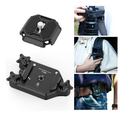 Imagen 8 de 9 de Placa Clamp De Liberación Rápida Para Correa De Mochila