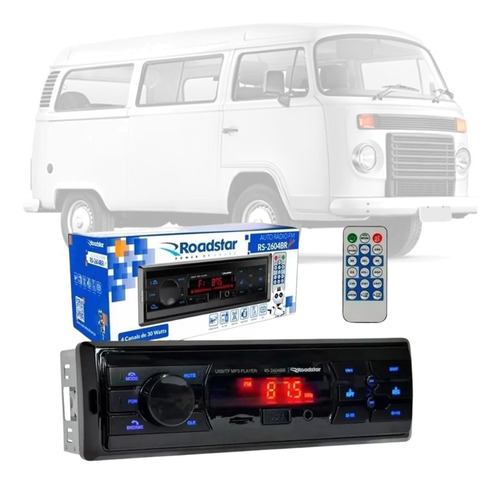 Aparelho Radio Mp3 Fm Usb Bluetooth  Vw Kombi 