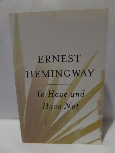 To Have And Have Not - Ernest Hemingway