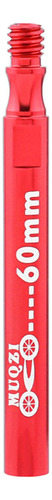 2 Accesorios De Vástago De La Válvula De La 1pc Rojo 60mm