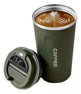 Vaso Termico Sensor Temperatura Coffee Acero 510 Ml Mt09013