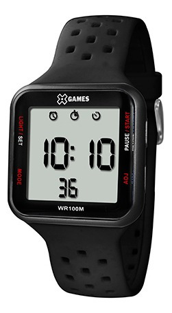 Relogio Xgames Masculino Lcd Nfe Garantia Xgppd090 Preto