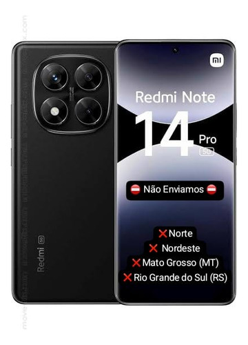 Xiaomi Redmi Note 14 Pro 5g 512 Gb Dual Sim 12 Gb Global Nfc