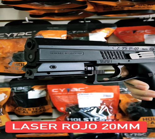 Laser Para Pistola Rifle Compacto 20mm Red Dot Calidad