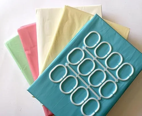 Forro Para Cortinas De Baño Color Mix Liso
