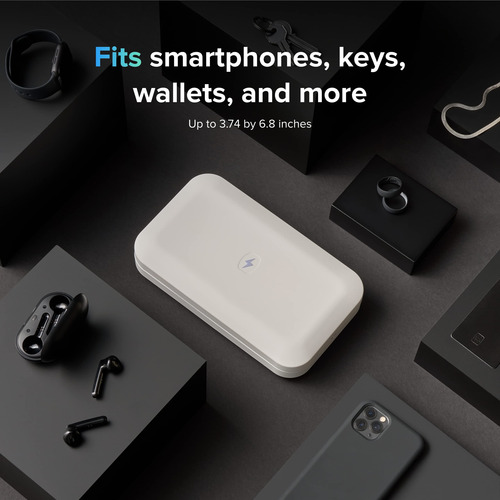 Phonesoap Wireless Uv Sanitizer & Charger (white)