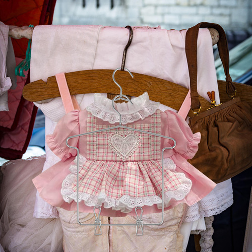 5 Juegos De Perchas Para Ropa Little Hangers Con Clips Para