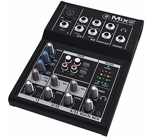 Consola Mackie Mixer De 6 Canales