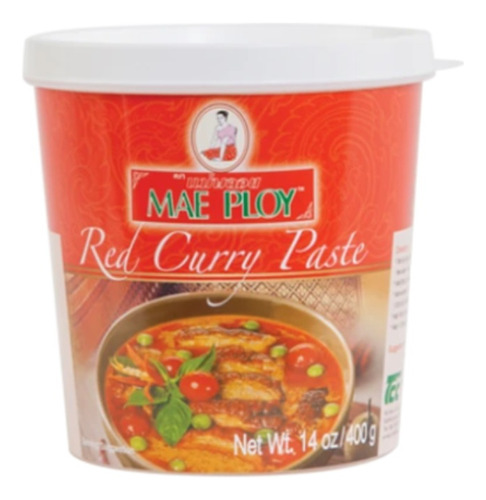 Mae Ploy Curry Red En Pasta 400 Gr Producto De Thailandia