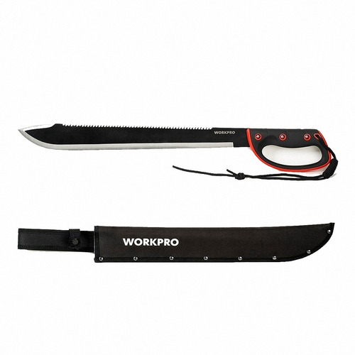 Machete Táctico 18 Pulgad 45cm Workpro Supervivencia Camping