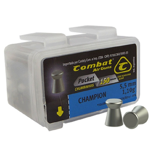 Chumbinho Combat Pocket Champion 5,5mm 150un.