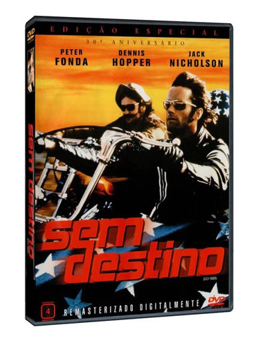 Sem Destino - Dvd - Peter Fonda - Dennis Hopper - Jack Nicholson