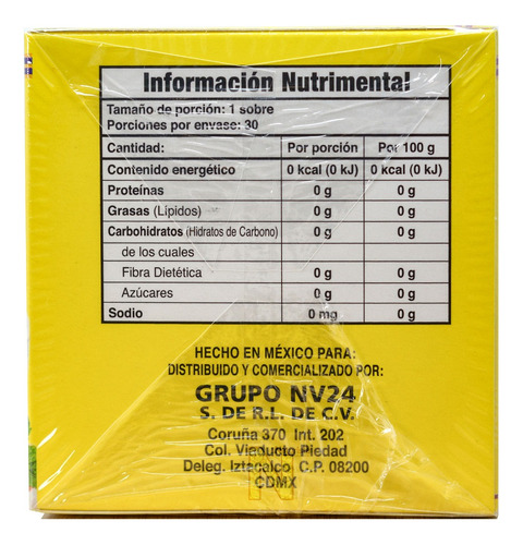 Té Chupa Panza (jengibre, Piña Y Linaza) 30 Sobres De 3g C/u Gn+vida