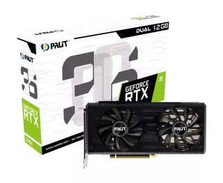 Tarjeta de video Nvidia Palit Dual GeForce RTX 30 Series RTX 3060 NE63060019K9-190AD 12GB