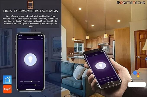 Primetechs Foco Inteligente Wifi Control Por App