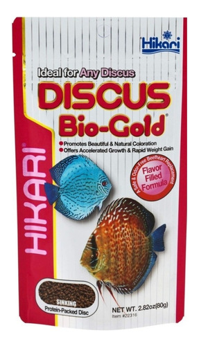  Alimento  Hikari Discus Bio Gold 80 Gr Para Peces Disco
