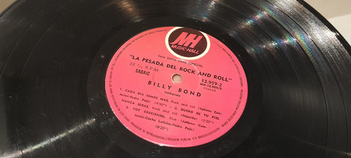 Billy Bond Y La Pesada Del Rock And Roll Primera Edicion Estándar (Usado)