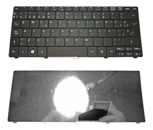 Teclado Netbook Packard Bell Dot_s-005cl ( Nav80 ) (negro)