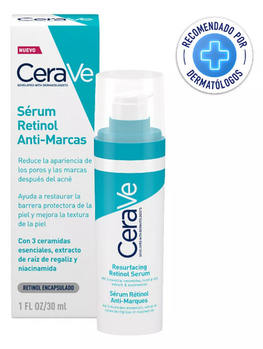 Sérum anti-marcas Cerave Retinol com 3 ceramidas 30ml