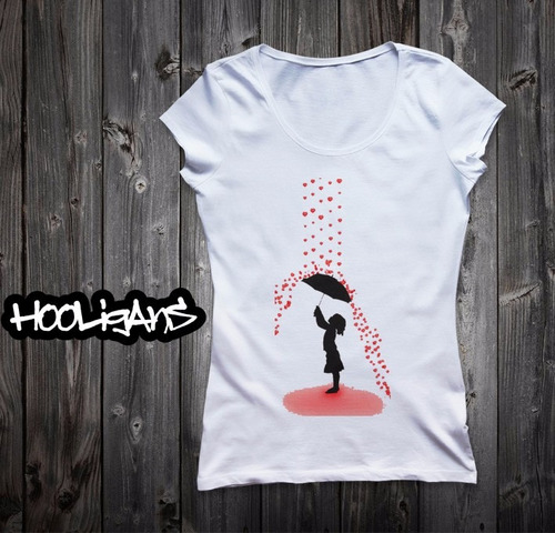 Remeras Bansky Mujer