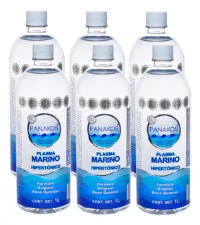 Agua De Mar Orgánica Hipertónica 6 Litros Envío Gratis